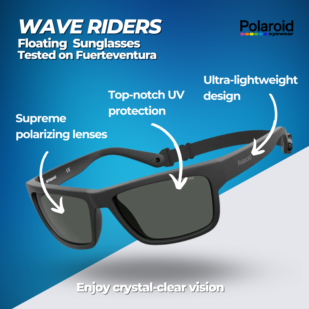 Polaroid Wave Riders Pływające okulary przeciwsłoneczne Shogla.com